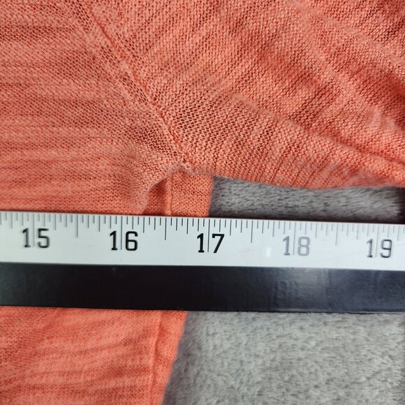 Women's Coral Express V-Neck Sweater Long Sleeve Lightweight Size M - Picture 8 of 10